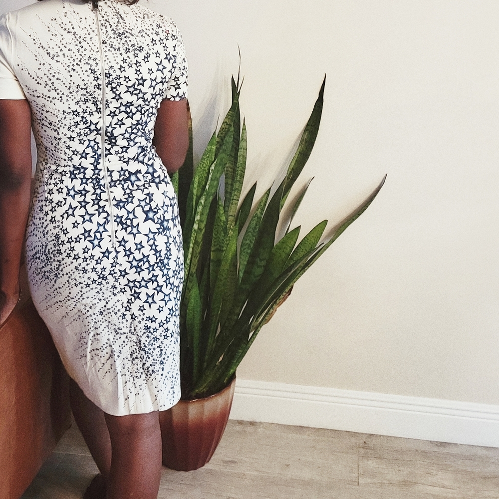 Lands End STARS DRESS - Picture 3 of 4